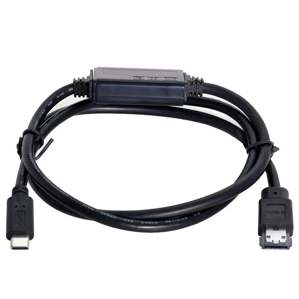 ESATA-USB C ̺, USB C Ÿ  ȣƮ-ESATA ESATAp HDD ̺, Ʈ PC